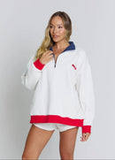 THE JACQUI QUARTER ZIP - NAUTICA