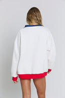 THE JACQUI  QUARTER ZIP - NAUTICA