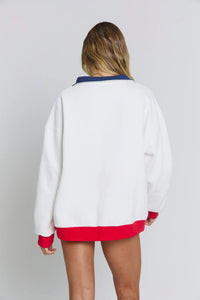 THE JACQUI QUARTER ZIP - NAUTICA