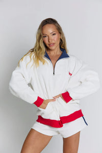 THE JACQUI QUARTER ZIP - NAUTICA
