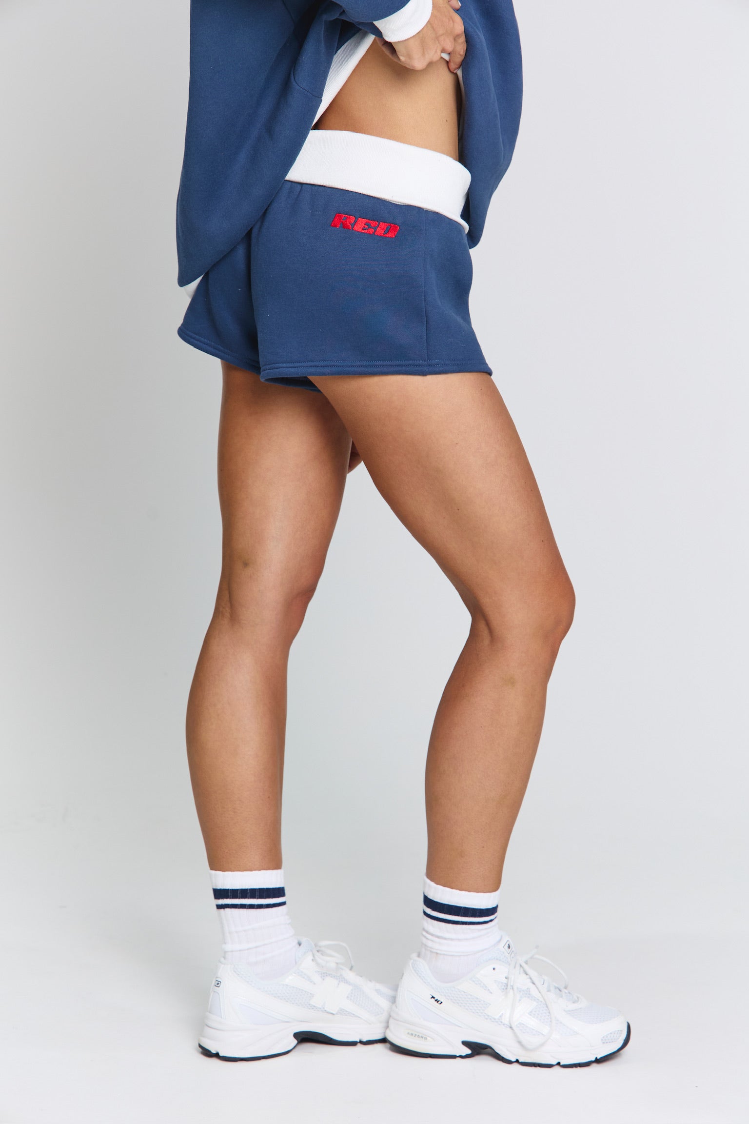 THE JACQUI MINI SHORT - ROYAL NAVY